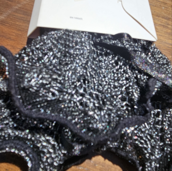 Nordstrom Legwarmers Leg Warmers Gray Black One Size Fits Most - Picture 4 of 6